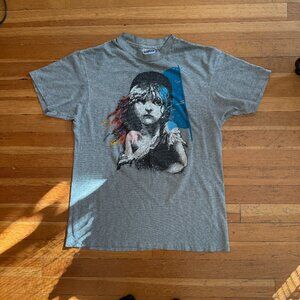 Les Miserables Shirt Vintage Large Broadway Musical Graphic Tee 1986 Y2k